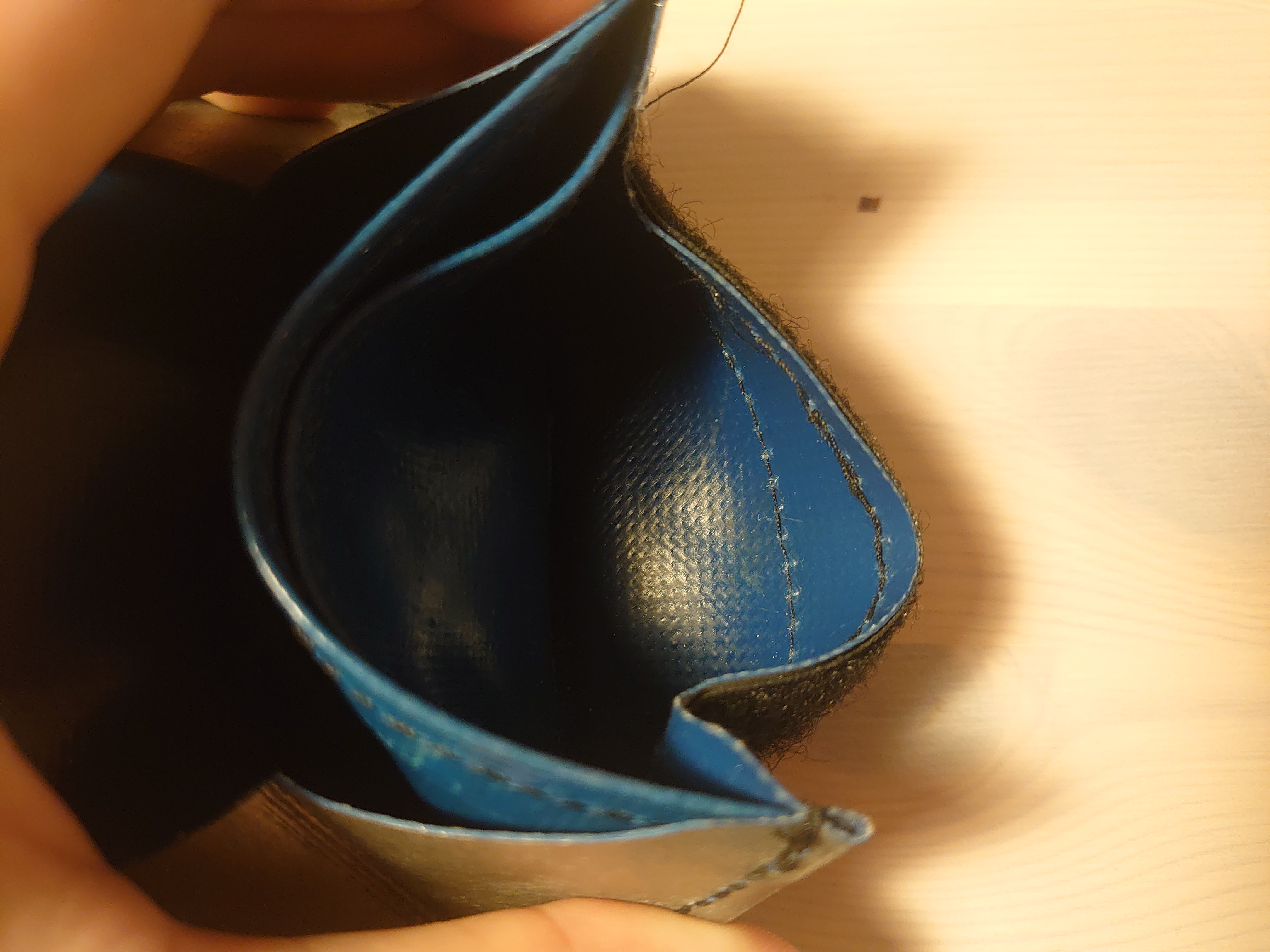 The back, it is a bat photo, but for reference